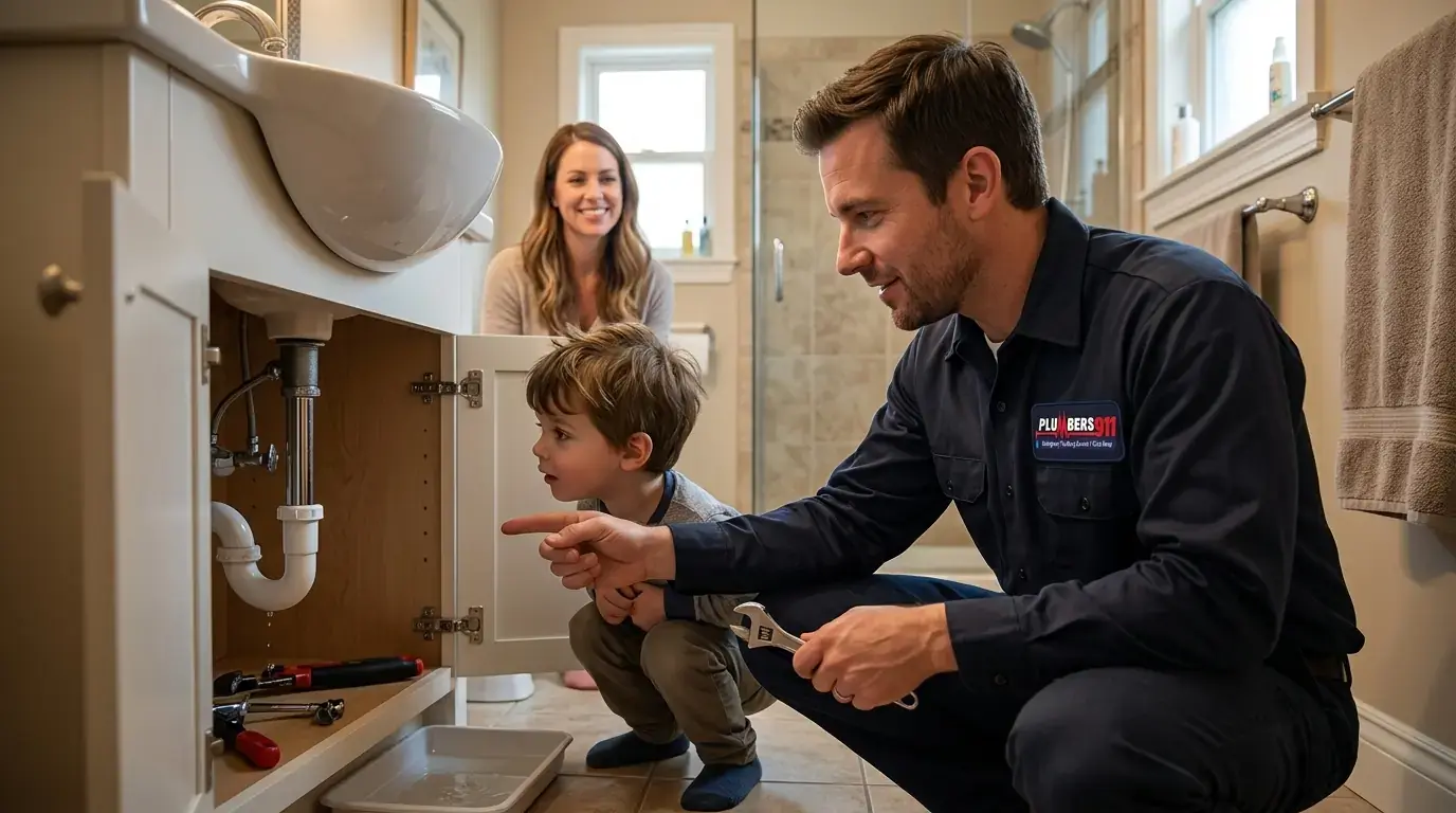 Licensed plumber at work in Lake Bluff, IL